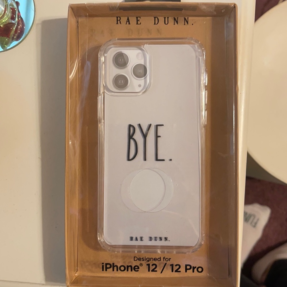 Rae Dunn Bye iPhone 12/12 Pro Case